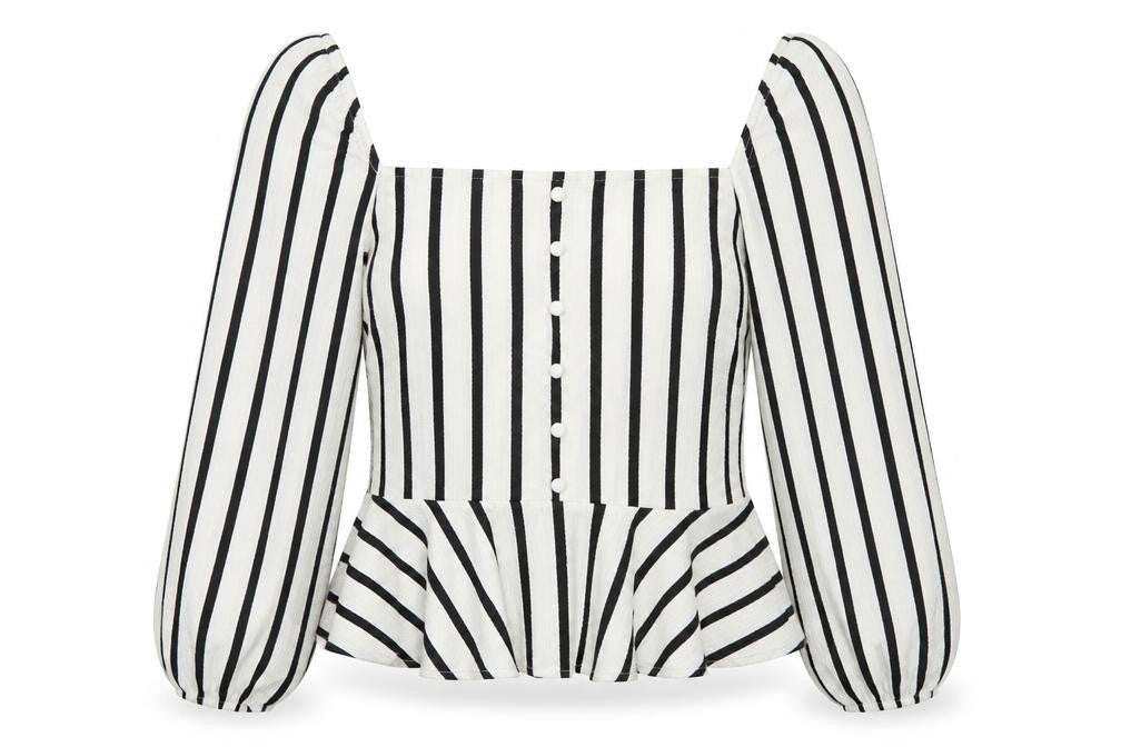 Womens UK Size L H&M White Basic Blouse