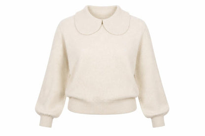 Womens UK Size M VERO MODA Ivory Pullover Jumper