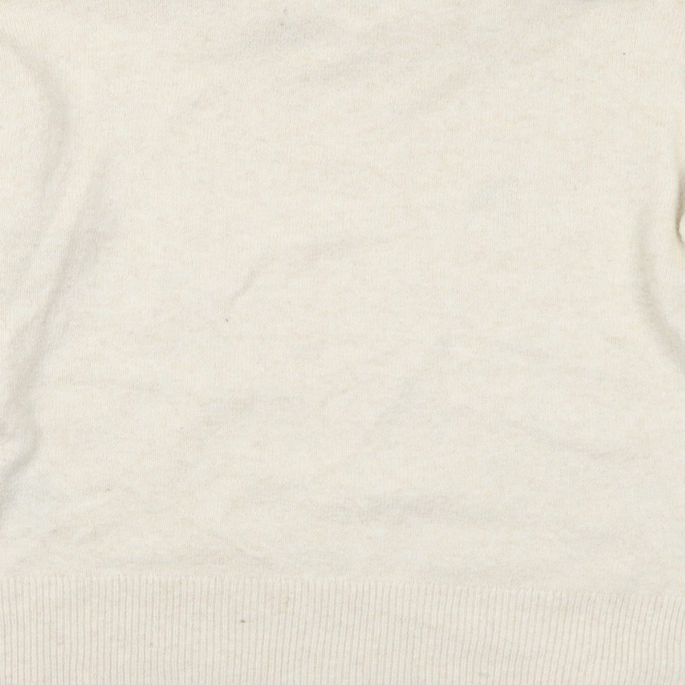 Womens UK Size M VERO MODA Ivory Pullover Jumper