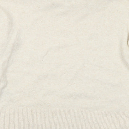 Womens UK Size M VERO MODA Ivory Pullover Jumper