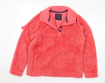 Womens UK Size 14 Peacocks Pink Pullover Jumper