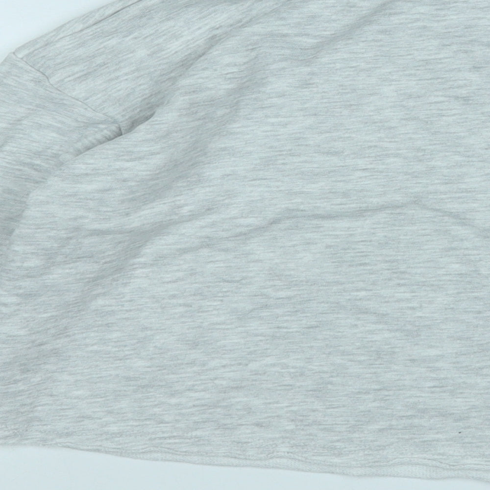 George Girls Grey  Cotton Pullover Sweatshirt Size 7-8 Years   - Kind