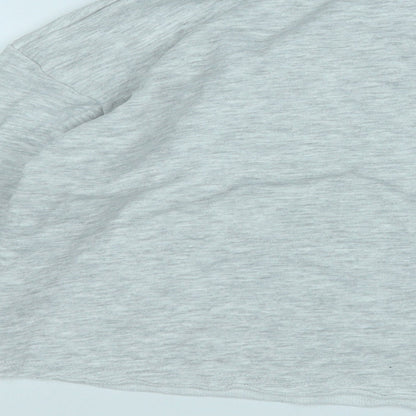 George Girls Grey  Cotton Pullover Sweatshirt Size 7-8 Years   - Kind