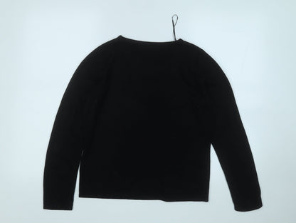 Womens UK Size XS Bonmarché Black Pullover Jumper