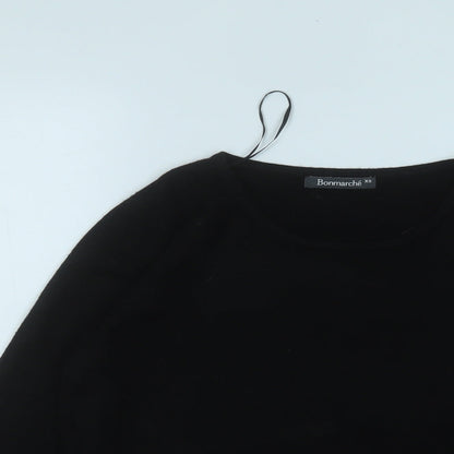 Womens UK Size XS Bonmarché Black Pullover Jumper