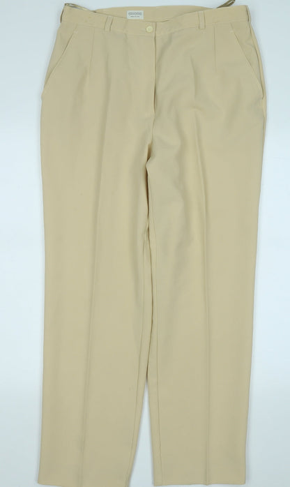 Womens UK Size 20 canda Regular Fit  Beige Trousers