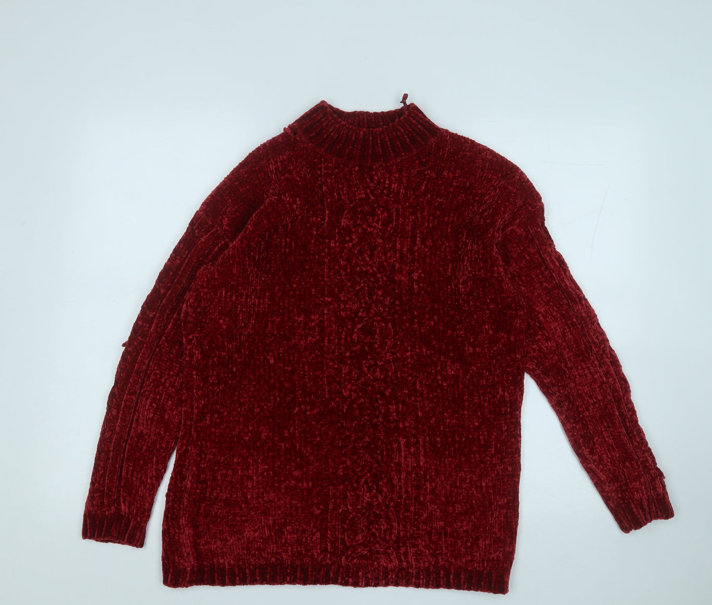 Womens UK Size S Peacocks Red Pullover Jumper