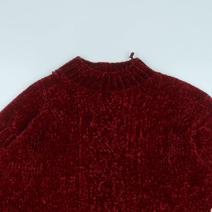 Womens UK Size S Peacocks Red Pullover Jumper