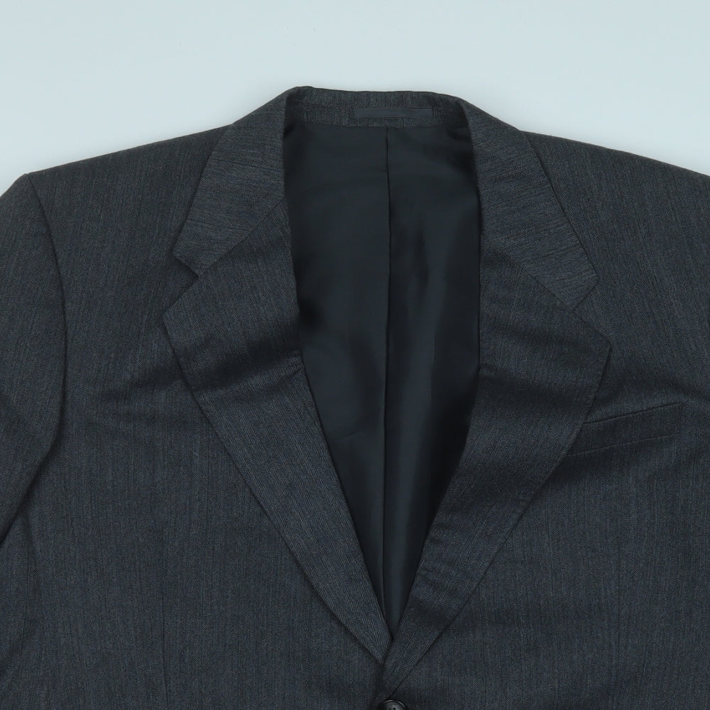 Mens UK Size 44 Canda Regular Grey Suit Jacket
