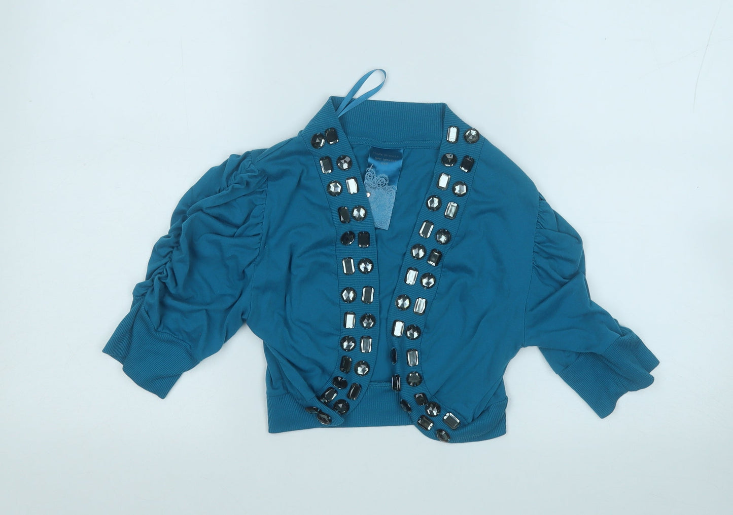 Womens UK Size 14 Evie Blue Cardigan Jumper