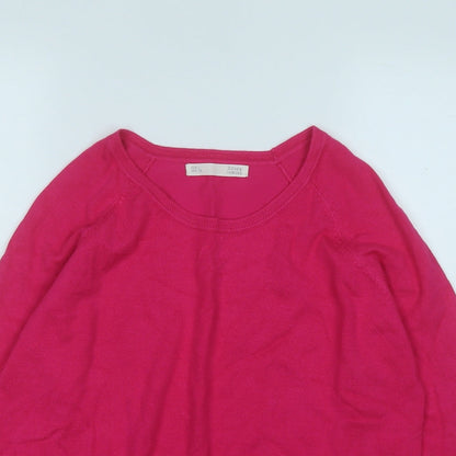 Womens UK Size L Sfera Pink Pullover Jumper