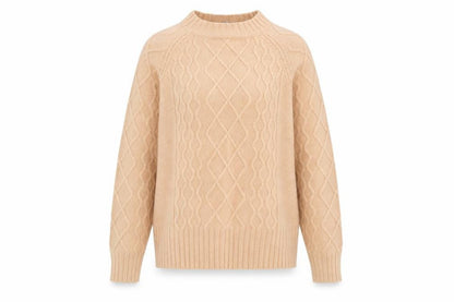 Womens UK Size M Select Beige Pullover Jumper