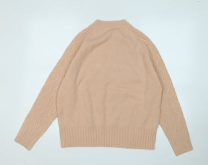 Womens UK Size M Select Beige Pullover Jumper