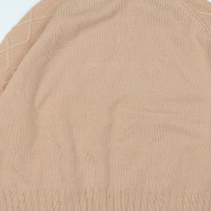 Womens UK Size M Select Beige Pullover Jumper