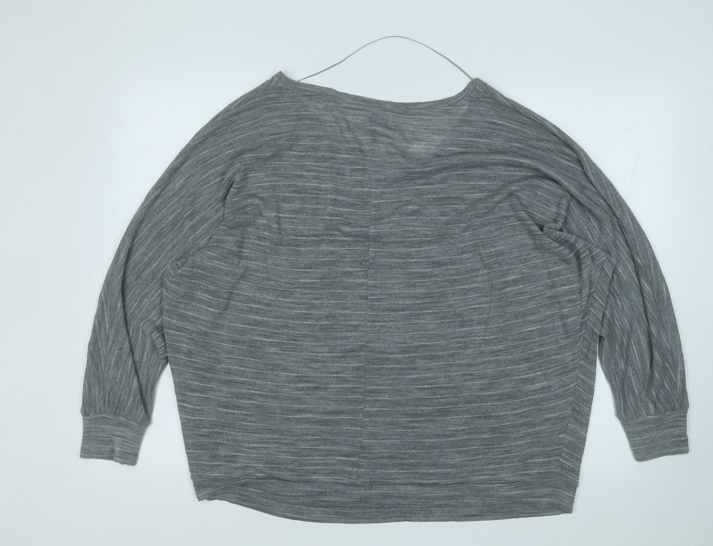 Womens UK Size L Only Grey Pullover Jumper
