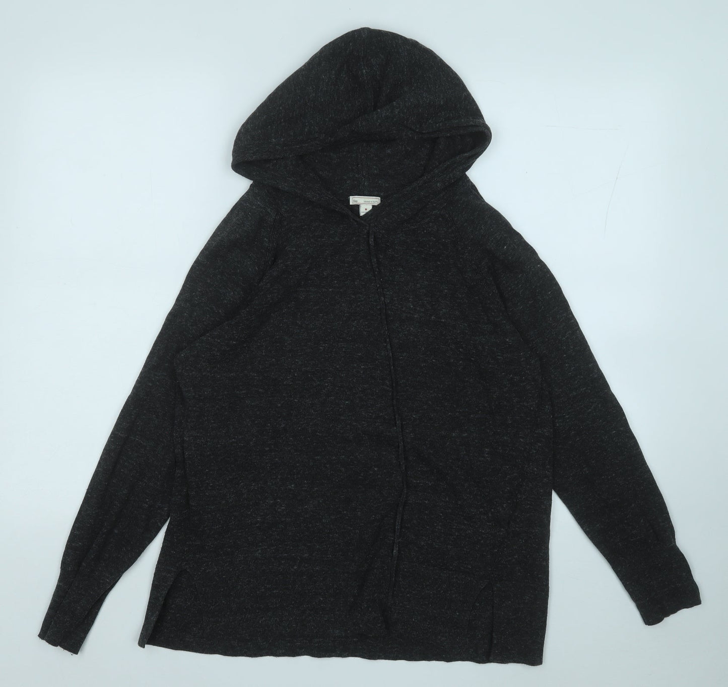 Gap Womens Grey  Cotton Pullover Hoodie Size M