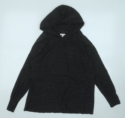 Gap Womens Grey  Cotton Pullover Hoodie Size M