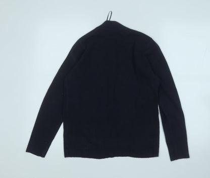 Womens UK Size S Marks and Spencer Blue Pullover Jumper