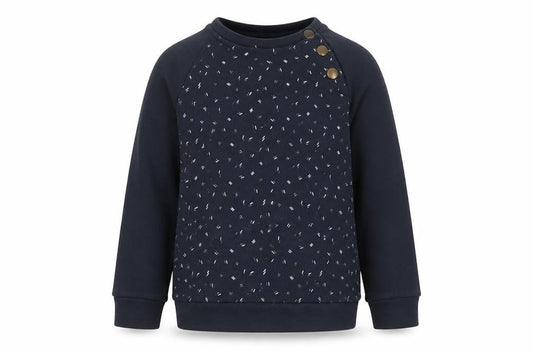 abcd Girls Blue Geometric Cotton Pullover Sweatshirt Size 5 Years