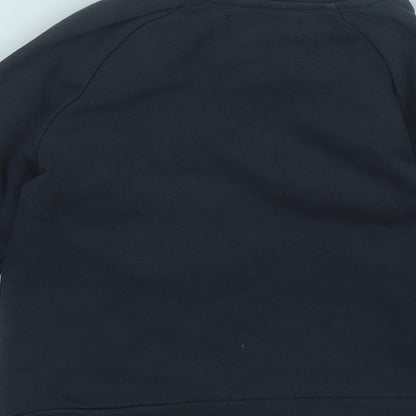 abcd Girls Blue Geometric Cotton Pullover Sweatshirt Size 5 Years