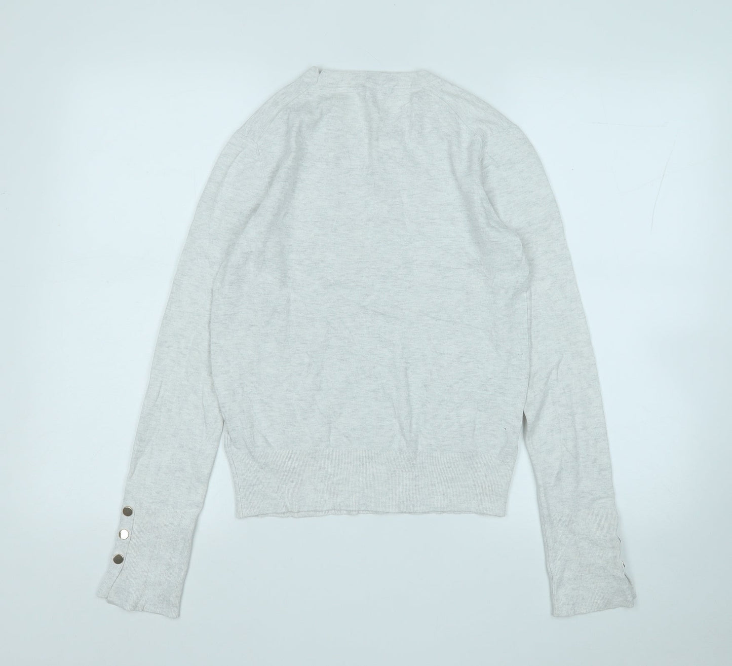 Womens UK Size L Zara Grey Pullover Jumper