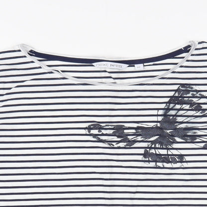 Womens UK Size 8 NEXT White Basic T-Shirt