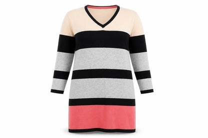 Womens UK Size 14 F&F Multicoloured Tunic Jumper
