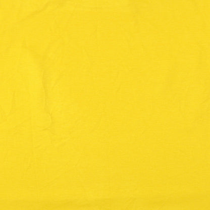Womens UK Size L Dunnes Stores Yellow Basic Blouse