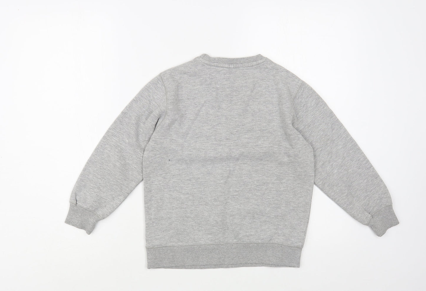 George Girls Grey  Cotton Pullover Sweatshirt Size 6-7 Years  Pullover - Tokyo