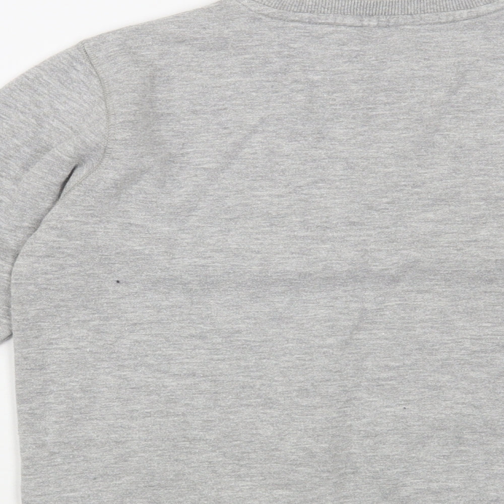 George Girls Grey  Cotton Pullover Sweatshirt Size 6-7 Years  Pullover - Tokyo
