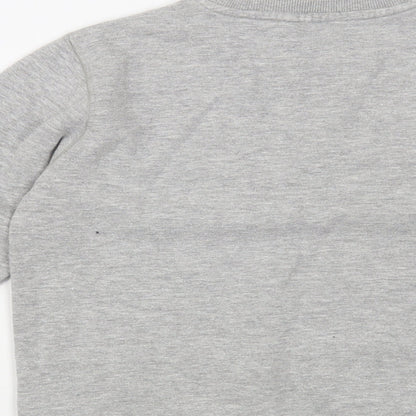 George Girls Grey  Cotton Pullover Sweatshirt Size 6-7 Years  Pullover - Tokyo