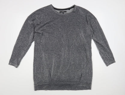 Womens UK Size 14 NEXT Silver Pullover Jumper