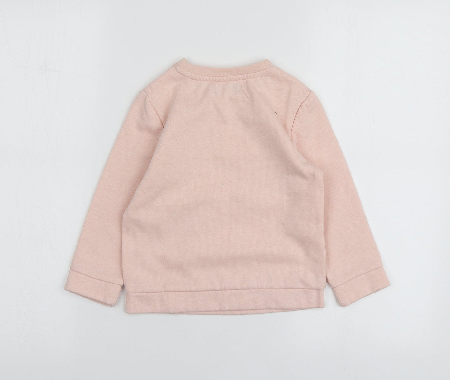 Abcd R Girls Pink Geometric Polyester Cape Sweatshirt Size 5 Years