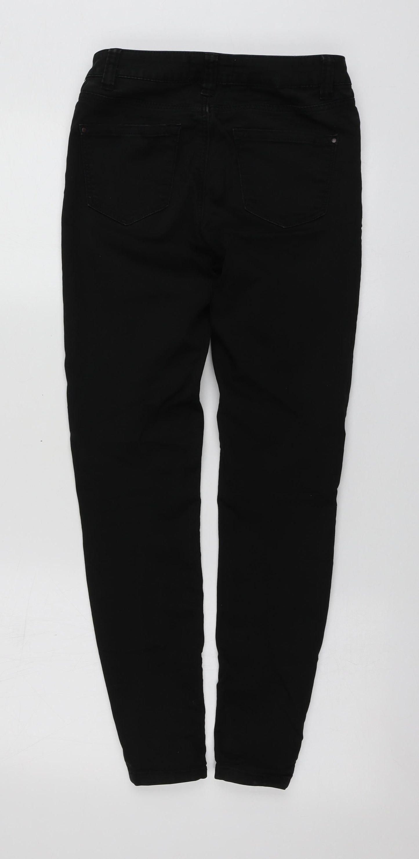 New Look Womens Black  Cotton Skinny Jeans Size 8 L27 in Regular
