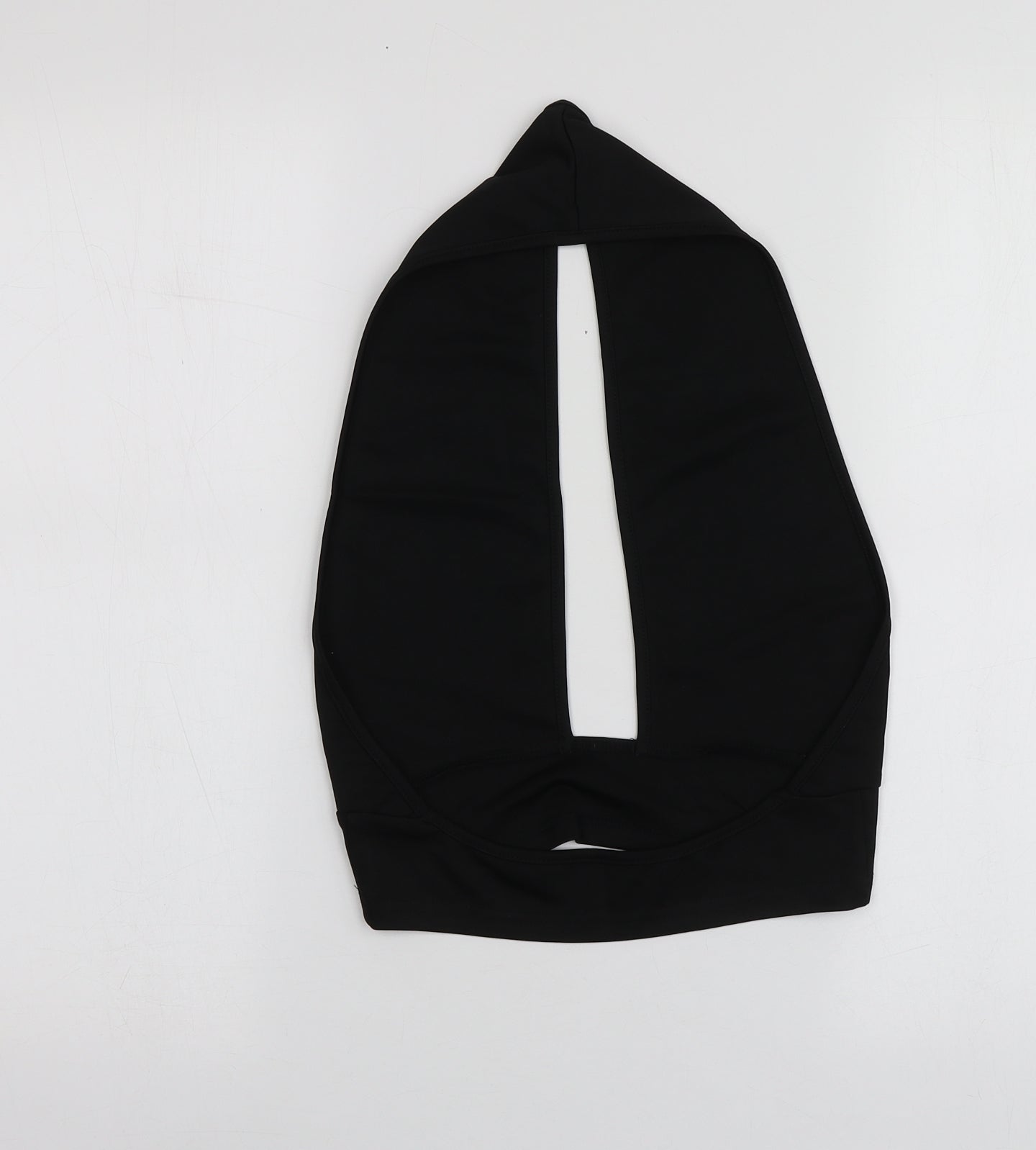 SheIn Womens Black  Polyester Basic T-Shirt Size S V-Neck