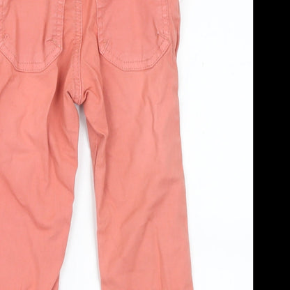 Marese Girls Pink  Cotton Capri Jeans Size 18-24 Months  Button