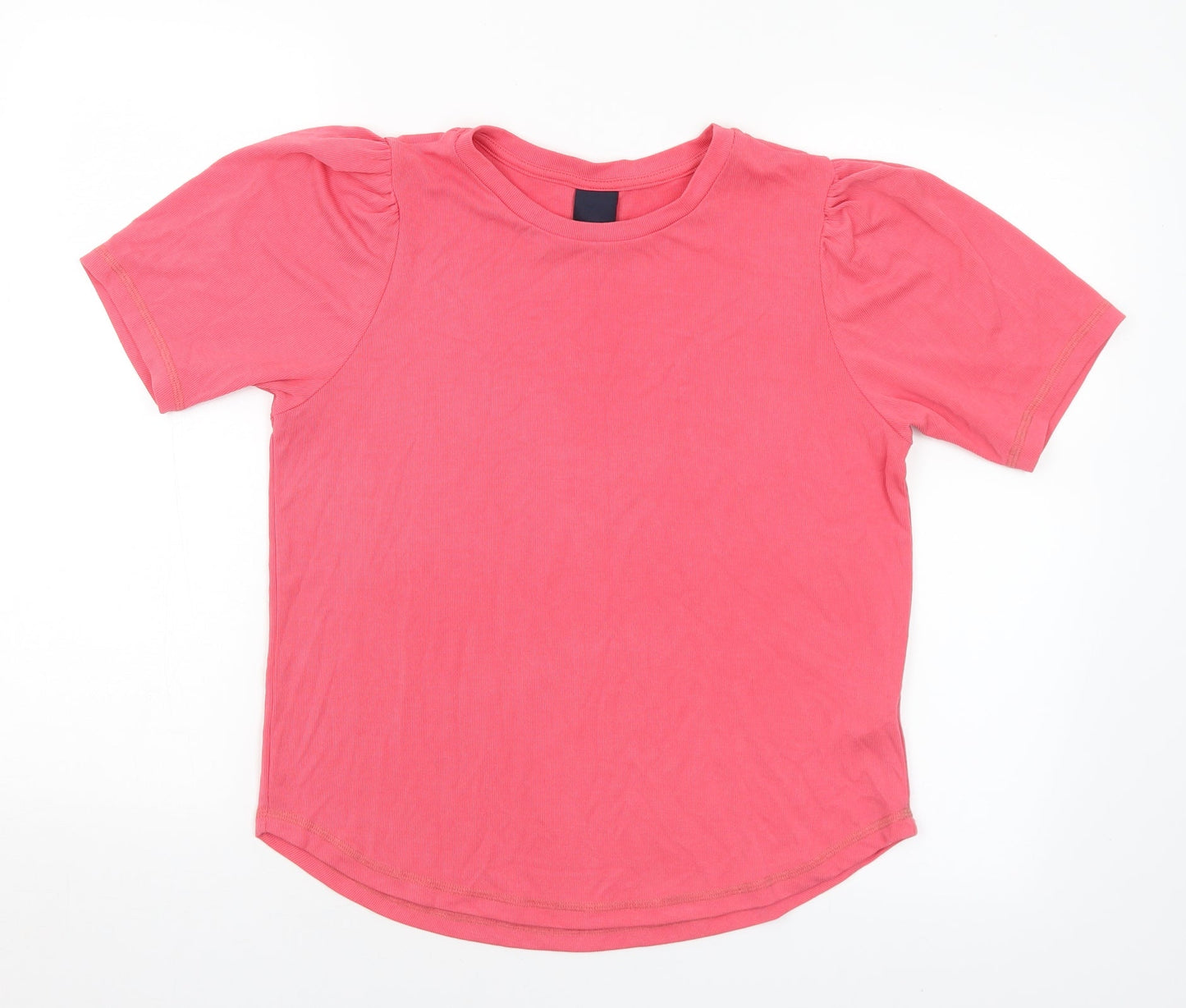 Womens UK Size S Luxzuz Pink Basic T-Shirt