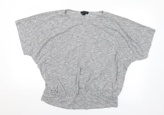 Womens UK Size L New Look Grey Pullover Jumper