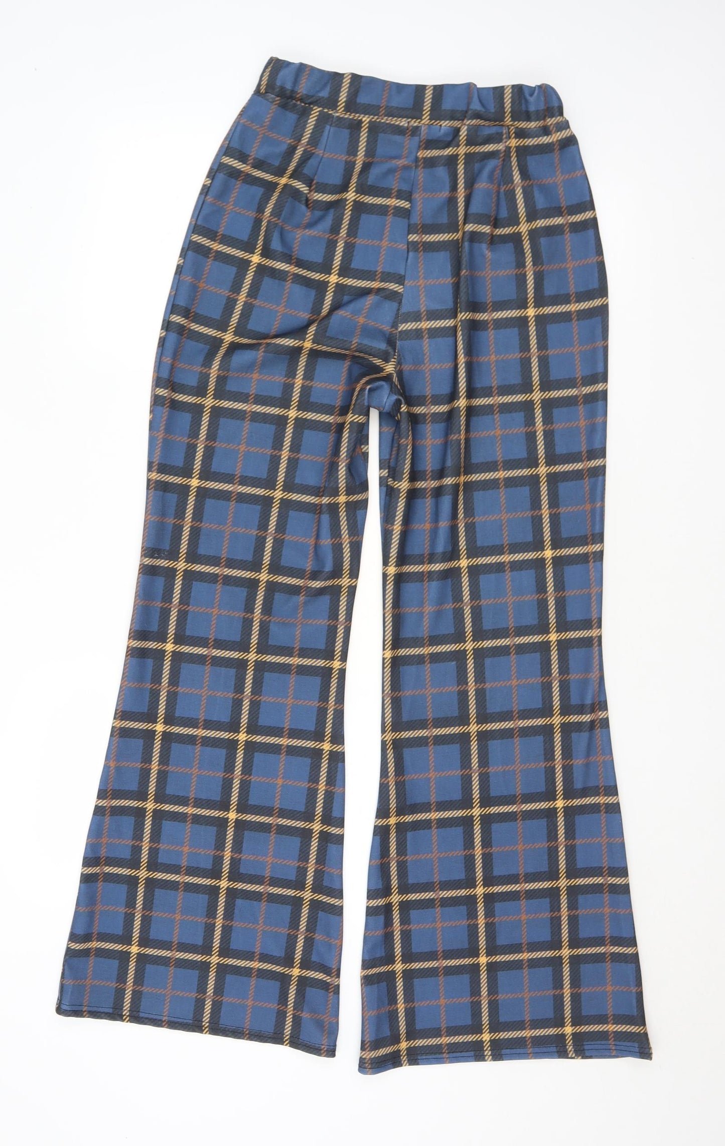 Chemistry Womens Multicoloured Plaid Polyester Trousers  Size 25 in L31 in Regular