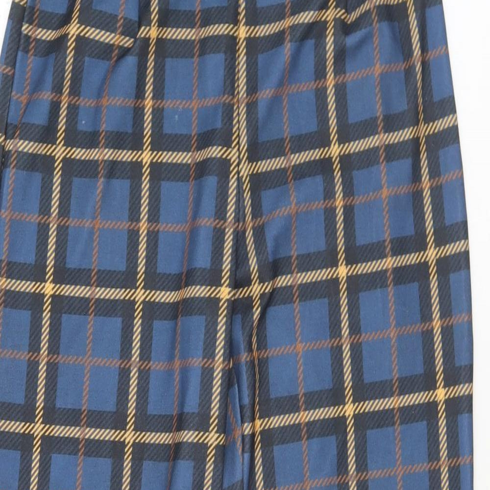Chemistry Womens Multicoloured Plaid Polyester Trousers  Size 25 in L31 in Regular