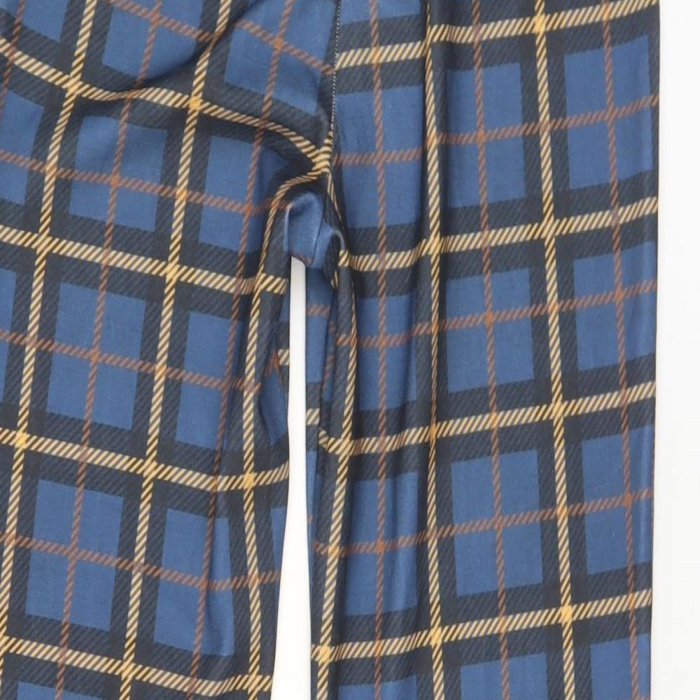 Chemistry Womens Multicoloured Plaid Polyester Trousers  Size 25 in L31 in Regular