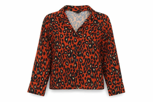 Womens UK Size 8 New Look Multicoloured Basic Blouse