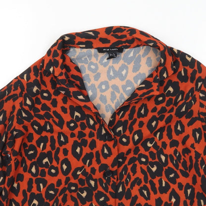 Womens UK Size 8 New Look Multicoloured Basic Blouse