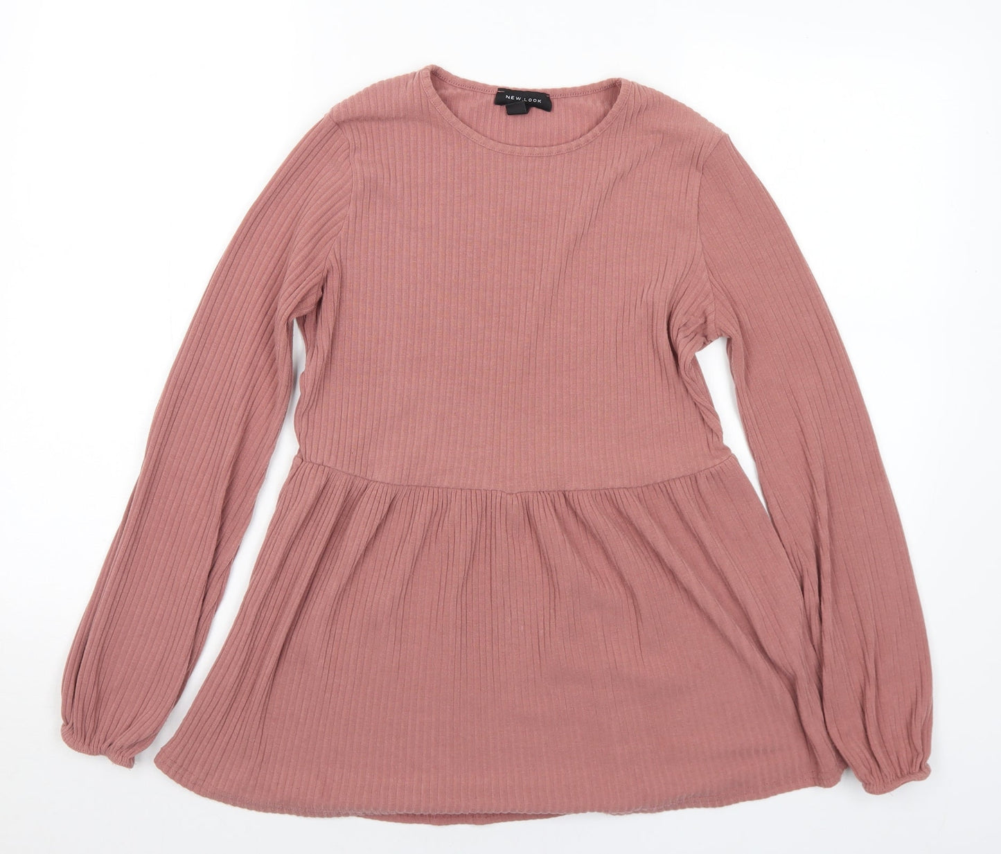 Womens UK Size 10 New Look Pink Tunic Jumper