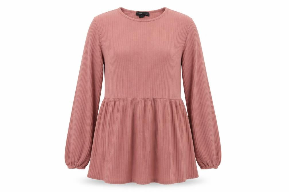 Womens UK Size 10 New Look Pink Tunic Jumper