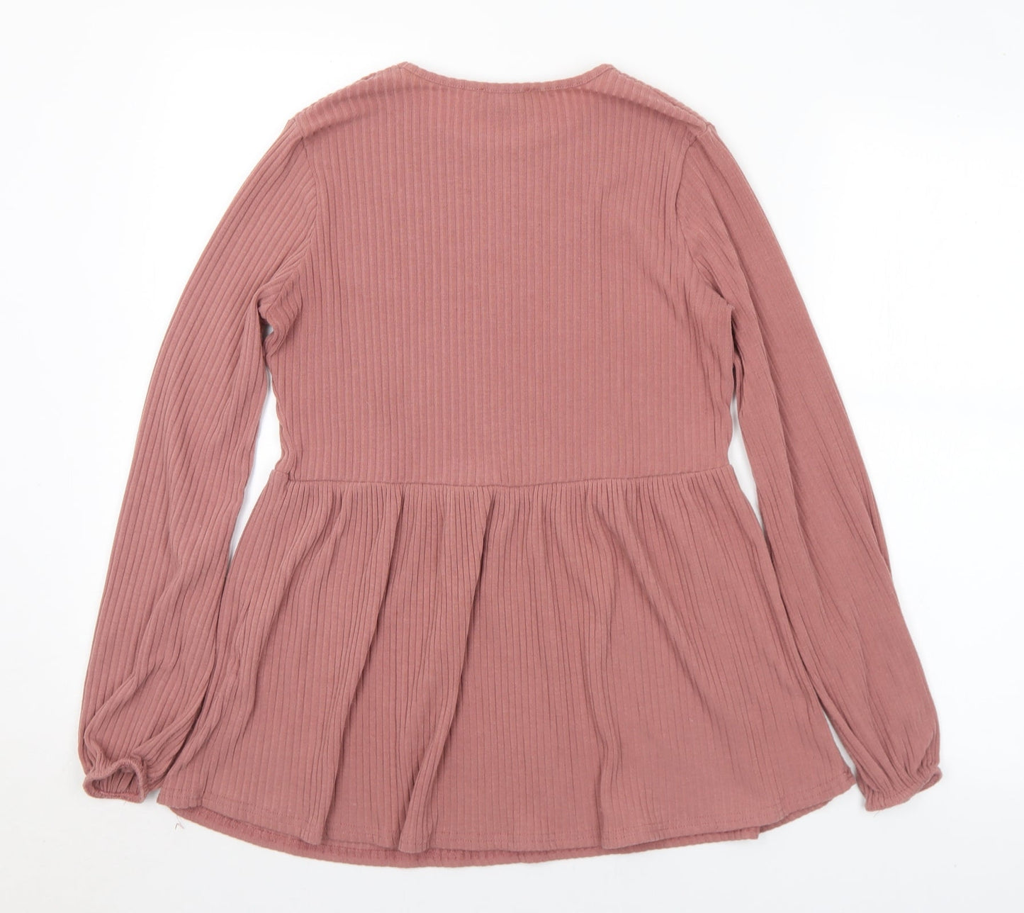 Womens UK Size 10 New Look Pink Tunic Jumper