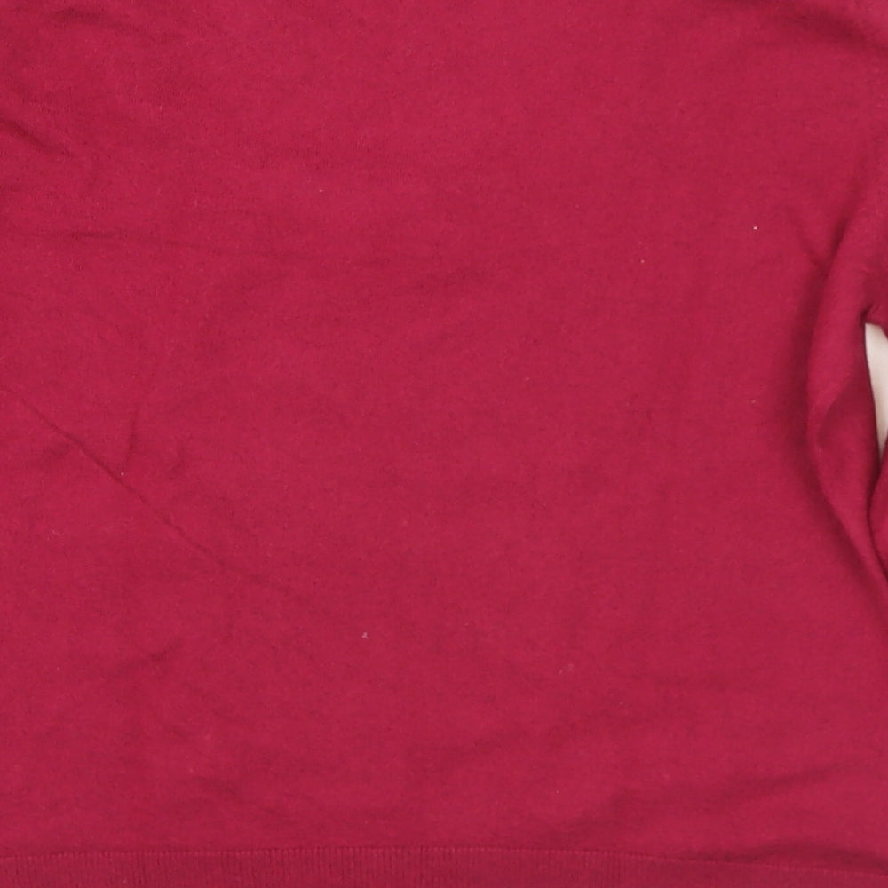Womens UK Size XL Dickins & Jones Pink Pullover Jumper