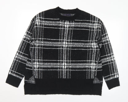Womens UK Size M Marks and Spencer Black Pullover Jumper