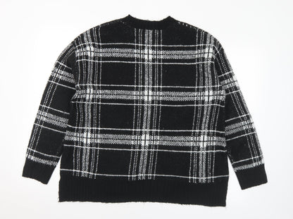 Womens UK Size M Marks and Spencer Black Pullover Jumper