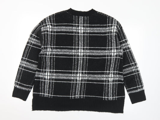 Womens UK Size M Marks and Spencer Black Pullover Jumper